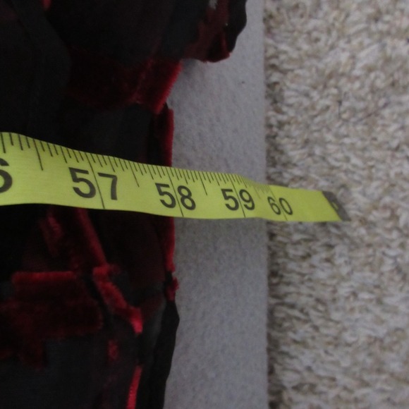 Tobi Dress Small Floral Velvet Burnout Maxi Sheer Y2K Whimsigoth Fairy Vamp Goth - Picture 7 of 12